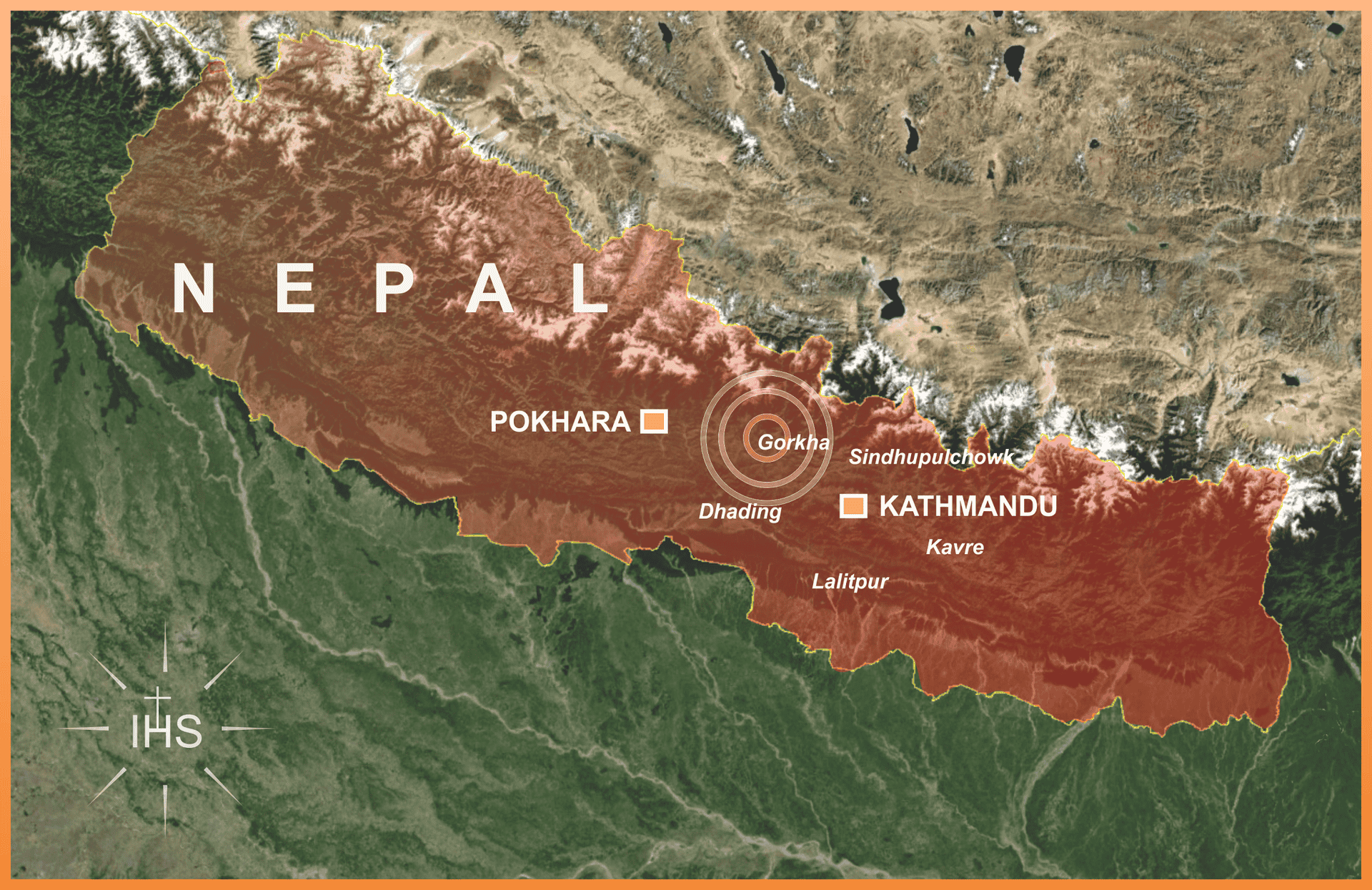 Nepal-map