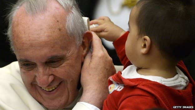 Pope-and-child